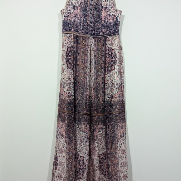 Tahari Pink & Purple Full Length Gown s:12 - Picture 9 of 12